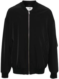 MM6 Maison Margiela veste bomber en sergé - Noir