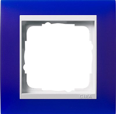 Gira Event Opaak Blauw / Zuiverwit 1-voudig