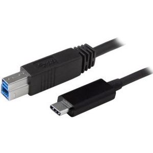 StarTech.com USB31CB1M USB-kabel 1 m USB 3.2 Gen 2 (3.1 Gen 2) USB C USB B Zwart