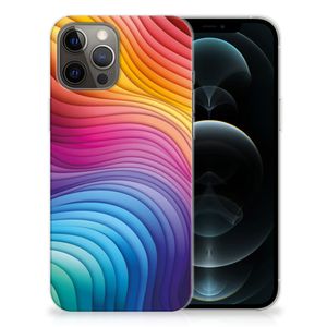 TPU Hoesje voor iPhone 12 Pro Max Regenboog