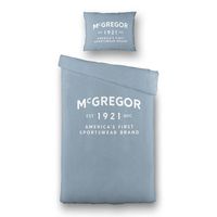 McGregor McGregor Boston - Licht Blauw Dekbedovertrek 1-persoons (140 x 240 cm + 1 kussensloop) Dekbedovertrek