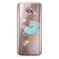Vliegende eenhoorn: Motorola Moto G6 Transparant Hoesje