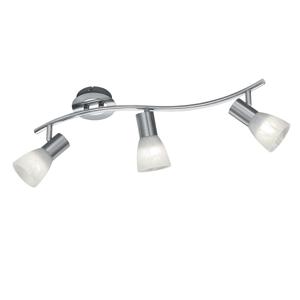 Trio Moderne plafondspotLevisto 3-lichts nikkel mat - 871010307