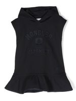 Moncler Enfant robe sans manches à capuche - Bleu