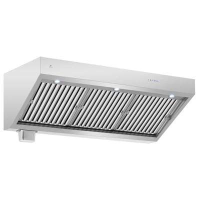 Afzuigkap met motor, bediening, filter en verlichting - 160 cm - 1500 m³/h - Royal Catering