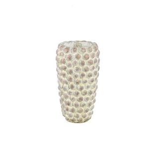 PTMD Ruis Cream cement dotted pot round high S