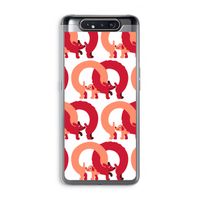 Dogs: Samsung Galaxy A80 Transparant Hoesje