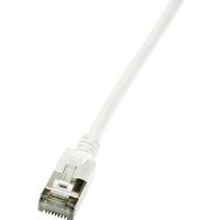 LogiLink CQ9021S netwerkkabel 0,5 m Cat6a S/UTP (STP) Wit