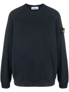 Stone Island t-shirt en coton à patch Compass - Bleu