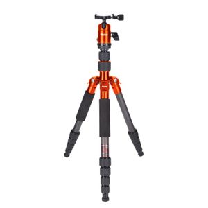 Rollei Compact Traveler No.1 carbon statief oranje