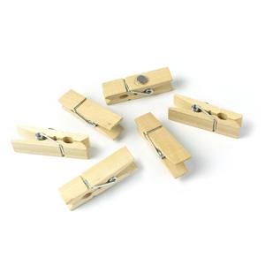 Trendform Magnet Woody Klip - set van 6 bruin