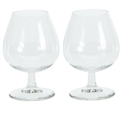 Cognac glazen - 8x stuks - glas - 350 ml - likeur glazen