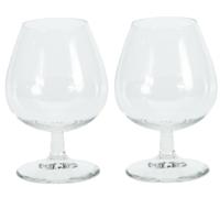 Cognac glazen - 8x stuks - glas - 350 ml - likeur glazen Cognac glazen - 8x stuks - glas - 350 ml - likeur glazen