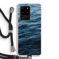 Oceaan: Samsung Galaxy S20 Ultra Transparant Hoesje met koord - thumbnail