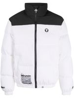 AAPE BY *A BATHING APE® doudoune à design colour block - Blanc - thumbnail