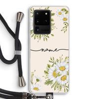 Daisies: Samsung Galaxy S20 Ultra Transparant Hoesje met koord