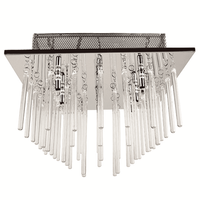 Plafondlamp Palermo 30 cm 9 Lichts Glans Chroom Modern - thumbnail