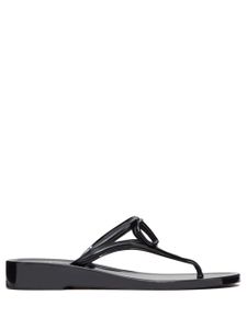 Valentino Garavani tongs Signature Wedge - Noir