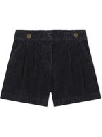 Dolce & Gabbana Kids short en velours côtelé - Bleu - thumbnail