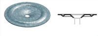 Drukverdeelplaatje 70 mm rond - 200 stuks