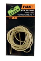 Fox Edges Hook Silicone Sz 10-7 Trans Khaki 1.5M 10-7 - thumbnail