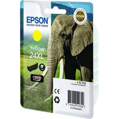 Originele inkt cartridge Epson 24XL Geel Originele inkt cartridge Epson 24XL Geel