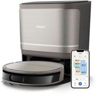 Robotstofzuiger en dweil - PHILIPS XU9100/10 - 8000 Pa - 280 min - 210 ml - Metaal / Zwart