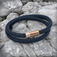 Rosé Goud - Navy™ Armband Marine Touw