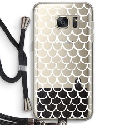 Dakpannetjes: Samsung Galaxy S7 Transparant Hoesje met koord