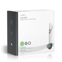 Nedis Coaxkabel op Haspel | RG58C/U | 50 Ohm | Dubbel Afgeschermd | ECA | 50.0 m | Coax | PVC | Wit | Gift Box - CSBG4025WT500 - thumbnail