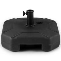 Stevige Parasolvoet Parasolvoet voor 38 mm en 48 mm Parasolstokken 40 kg Water- en Zandgevulde Parasolstandaard 44 x 44 x 25 cm
