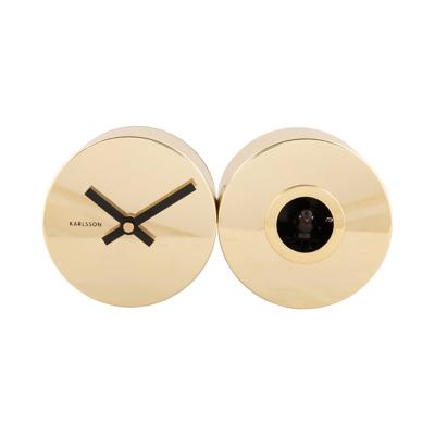 Wandklok Duo Koekoek Goud