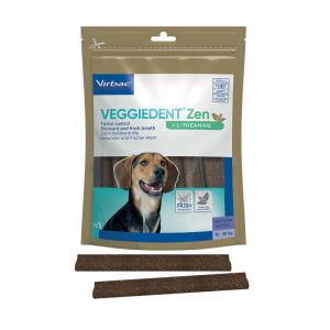 Virbac Veggiedent Zen kauwstrips hond M (15 st.) 3 verpakkingen