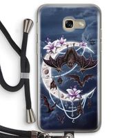Vleermuizen Maan: Samsung Galaxy A5 (2017) Transparant Hoesje met koord Vleermuizen Maan: Samsung Galaxy A5 (2017) Transparant Hoesje met koord