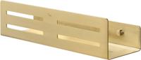 Ben Kurv planchet 30x9,6x8cm geborsteld messing Ben Kurv planchet 30x9,6x8cm geborsteld messing