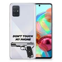 Samsung Galaxy A71 Silicone-hoesje Pistol DTMP