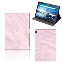 Lenovo Tablet M10 Leuk Tablet hoesje Marble Pink - Origineel Cadeau Vriendin