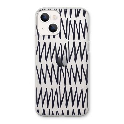Marrakech Zigzag: iPhone 13 Transparant Hoesje