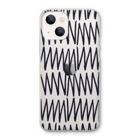 Marrakech Zigzag: iPhone 13 Transparant Hoesje