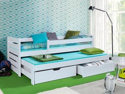 Kajuitbed CATALEYA 90x200 cm wit