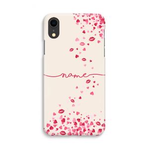 Hartjes en kusjes: iPhone XR Volledig Geprint Hoesje