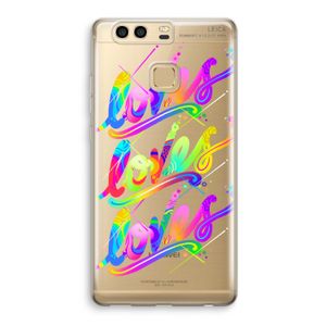 Loves: Huawei P9 Transparant Hoesje
