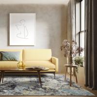 Easy Living - Vloerkleed Nova Abstract Blue Rug NV32 -
