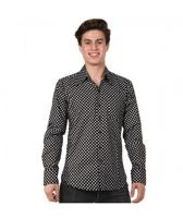 Blouse Polkadot Black / White-XL | 23% korting - thumbnail