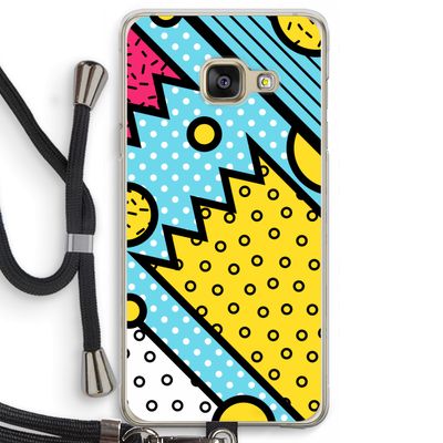 Pop Art #1: Samsung Galaxy A3 (2016) Transparant Hoesje met koord