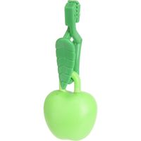 Tafelkleedgewichten appels - 4x - groen - kunststof - voor tafelkleden en tafelzeilen