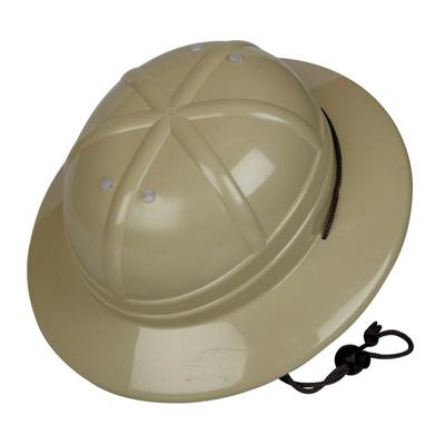 Safari helm - kaki - jungle - kinderen - verkleedhoed - carnaval accessoires