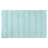 Differnz Stripes badmat 100% katoen - geschikt voor vloerverwarming - 45 x 75 cm - lichtblauw Differnz Stripes badmat 100% katoen - geschikt voor vloerverwarming - 45 x 75 cm - lichtblauw