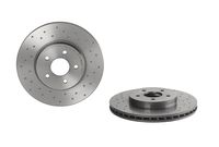 BREMBO XTRA LINE BREMBO, Remschijftype: Geperforeerd / Geventileerd, u.a. fÃ¼r Ford, Jaguar - thumbnail