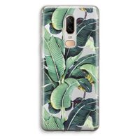 Bananenbladeren: OnePlus 6 Transparant Hoesje